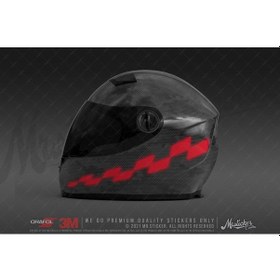 Resim Rfhlm239-Reflektif Kask Seritleri V1 Kırmızı 