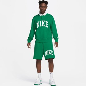 Resim Nike Club Fleece Uzun Kollu Erkek Yeşil Polo 