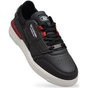 Resim Ortopedik Taban Spor Ayakkabı Kadın Spor Mp 1574 Suya Dayanıklı Malzeme Siyah 