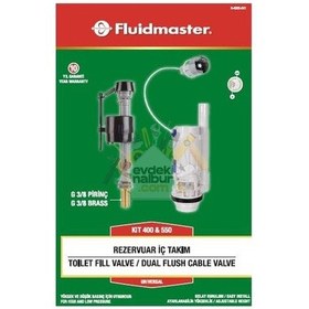 Resim Fluidmaster Rezervuar İç Takım doldurma - Boşaltma Grubu 400-550 Siyah 