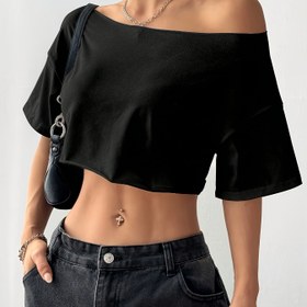 Resim 1 Adet Kadınlar İçin Şık Avrupa & Amerikan Tarzı Bol Kesim Yuvarlak Yaka Tişört - %100 Polyester Hafif 180gsm Esnek, Yarı Şeffaf Günlük Üst İlkbahar Yaz Sonbahar için, Makinede Yıkanabilir, Geçişli Hava Kıyafeti, Klasik Atlet, Nefes Alabilen Kumaş 