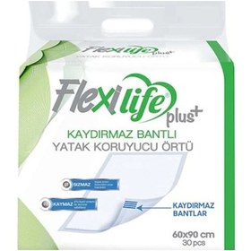 Resim Flexi Life Kaydırmaz Bantlı Köpek Çiş Pedi 30'lu 60 x 90 CM 