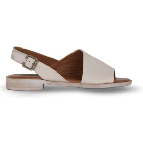 Resim Bueno Shoes Gri Deri Kadın Düz Sandalet 01WE2804 01WE2804 