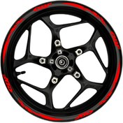 Resim TheSpaceCar CBF kırmızı yazılı kırmızı pençe Uyumlu şeritli 