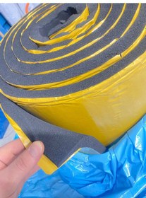 Resim 20 MM Düz Sünger Akustik Ses Yalıtımı Süngeri Yapışkanlı 100 x 500 CM 