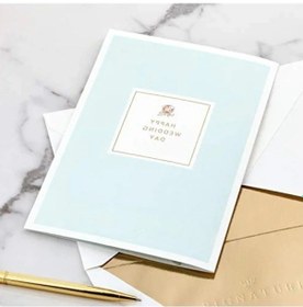 Resim Üç Boyutlu Düğün Kutlama Kartı - Happy Wedding Day 