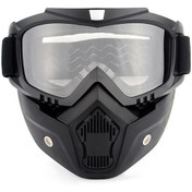 Resim Eternal Luck Motosiklet Yüz Maskesi Şeffaf 