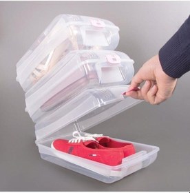 Resim Decobella 10 Lu Bayan Ayakkabı Koruma Kutusu Çok Renkli 