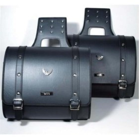 Resim Genel Markalar Yan Deri Heybe Takım Siyah 