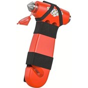 Resim Fochsia Turuncu Araç Kriko Cam Kırıcı Emniyet Kemeri Kesici Acil Kaçış Aracı Ev İçin 