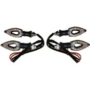 Resim Motosiklet Led Üçgen Sinyal 4 Adet Üniversal 272616157 