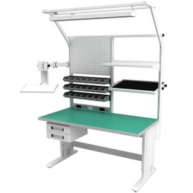 Resim İdeal Ekipman 1.5 Metre Elektronikçi Çalışma Tezgahı İE.36.11.01 