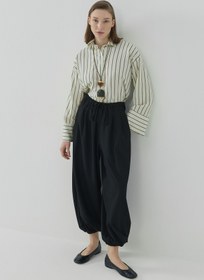 Resim Elara Şalvar Pantolon Siyah - Siyah / 40-42 