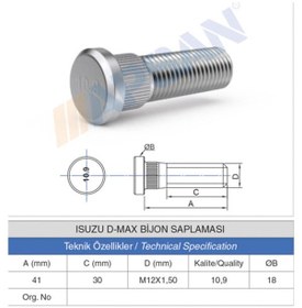 Resim 20 Adet Isuzu D-max Bijon Saplaması 