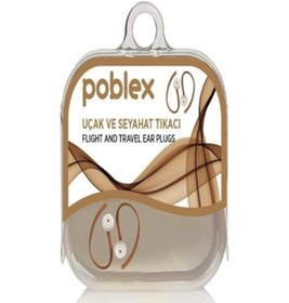 Resim Poblex Uçak Ve Seyahat Tıkacı 1 Çift Kutulu 