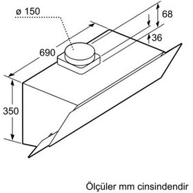 Resim Siemens LC95KA270T Duvar Tipi 90 CM Davlumbaz 