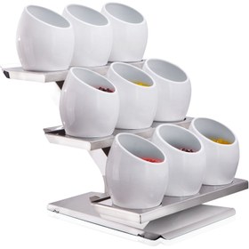 Resim Kartal Etajer 3 Kat 9 Yuvalı Satine - Güren 