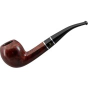 Resim Şahin Üç Yıldız 165 9mm. Filtreli Ebonit Saplı Pipo 