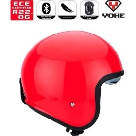 Resim Yohe 880 Retro Motor Kaskı (Ece-22.06) 