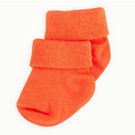 Resim Novibaby 2'li Bambu Bebek Çorap I Orange I 0 6 Ay I Turuncu Yenidoğan Bebek Çorabı Çok Renkli 