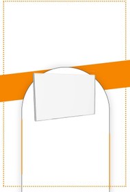 Resim Genel Markalar A7 U Tipi Yatay Masa Üstü 50'Li Paket / Şeffaf Pleksi Föylük / Broşürlük 