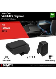 Resim Kia Picanto Kol Dayama Kolçak Abs Vidalı Siyah 2015 Üzeri A+kalite 