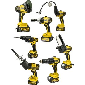 Resim 7 Başlıklı Set Spiral Taşlama Somun Sıkma Tilki Kuyruğu Dal Budama Akülü Vidalama Hava Pompası Hilt 