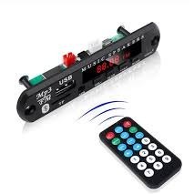 Resim Kebidu evrensel 9V 12V araba MP3 çalar modülü kablosuz Bluetooth 5.0 MP3 dekoder kurulu ses USB TF AUX FM radyo müzik 