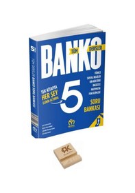 Resim Model 5. Sınıf Banko Tüm Dersler Matematik Fen Türkçe Sosyal Din İngilizce Soru Bankası+stand Pk 