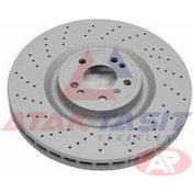 Resim Mercedes Gle Fren Diski Ön Havalı Kaplamalı Performans Delikli 5 Bjn 350x32x67x54 A1664210412 