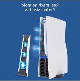Resim Yingfu Ps5 Oyun İçin Ana Bilgisayar Soğutma Fanı Dikey Stand Usb Aksesuar 