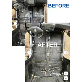 Resim Kl Home 6mm- 100X100CM=1M2 Kendinden Yapışkan Kauçuk Oto Ses Yalıtımı Oto Karavan Tekne Ses Yalıtımı 