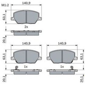 Resim Alfa Romeo Tonale 1.6d 2022-2024 Bosch Ön Balata Netpar22165 