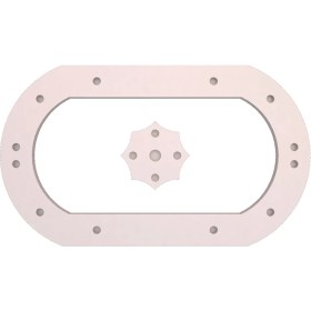 Resim Motifpiyer Motifli Tavan Göbegi LED Spotlu Tmg -DUZ-O-150CMX260CM 