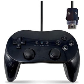 Resim Cbtx Nintendo Wii İçin 8553 Gamepad, Wiiu Oyun Konsolu Kablolu Denetleyici 1.1m Kablolu Siyah 
