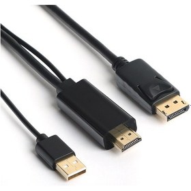 Resim DARK DK-CB-AHDMIXDP2 HDMI to DP 2 Metre Kablo 