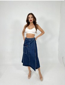 Resim 6522 Kot Etek-mavi Çok Renkli 