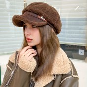 Resim Kadınlar İçin Hafif Beret Şapka - Zarif Esnemez Resmi ve Günlük Şık, Minimalist Her Gün Özel Aksesuar, Sevimli Şapka, İlkbahar Modası, Klasik Tasarım, Yumuşak Malzeme, Şık Başlık, Yazlık Stil, Vintage Tarzı, El Yapımı, Moda Tutkunları için 