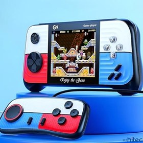 Resim ScHitec G9 Retro 3.0 inç Tv Bağlanan 2.Joystickli Oyun Konsolu Kırmızı (666 Klasik Oyunlar) 