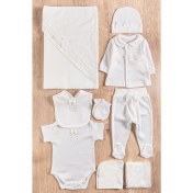 Resim Babymod Natural Fiyonklu 10 Parça Kız Bebek Hastane Çıkışı Bebek Takımı 