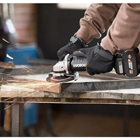 Resim Karokstore WX812.9C 20VOLT 2.0AH. 125MM Kömürsüz Profesyonel Tek Akülü Şarjlı Avuç Taşlama 