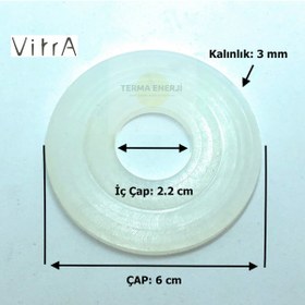 Resim Vitra Gömme Rezervuar İç Takım Boşaltma Grubu Contası 2.2x6.1 Cm 