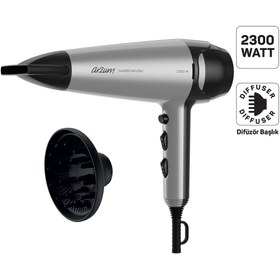 Resim Arzum Hairstar Ion Difüzörlü Saç Kurutma Makinesi 2300W Gri - AR5119 