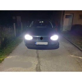 Resim OTO H.İ.T. Volkswagen Golf 4 Uzun Farlar Için Uyumlu Şimşek Etkili Led Xenon Beyaz Far Ampulü 