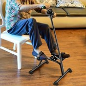 Resim Ayarlanabilir Yükseklik Taşınabilir Pedal Egzersiz Makinesi - Katlanabilir, Elektrikli Olmayan, Paslanmaz Çelik Fitness Bisikleti Ev Spor Salonu, Ayak Eğitmeni Aerobik Egzersizler ve Bisiklet için, Ebeveynler ve Erkekler için İdeal Hediye, Siyah, Bisiklet Eğitimi Cihazı|Ayarlanabilir Pedal|Paslanmaz Çelik İnşaat, Bisiklet Aksesuarları 