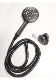 Resim Fonksiyonlu Lüks Siyahbeyaz Banyo Duş Başlığı Seti Arv0029 Diğer 