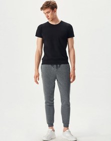 Resim Ltb Bisiklet Yaka Basıc Siyah T-Shırt (540150406) 