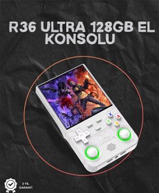 Resim R36 Ultra Taşınabilir Konsol - 3000 mAh Batarya, WiFi ve RGB Destekli, 30.000 Oyun 