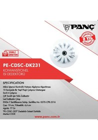 Resim Pe-Cdsc-Dk231 Konvansiyonel Isı Dedektörü 