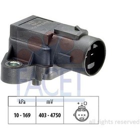 Resim Facet 10.3032 Map Sensoru Honda Cıvıc 1.4 1.5 1.6 1992 2005 Accord 1.8 2.0 2.2 1993 2003 